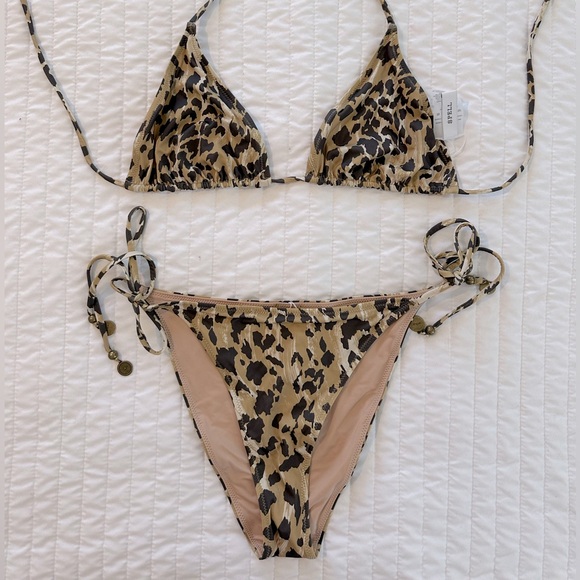 Spell Other - Spell - Belle Mare Side Tie Bikini Bottom